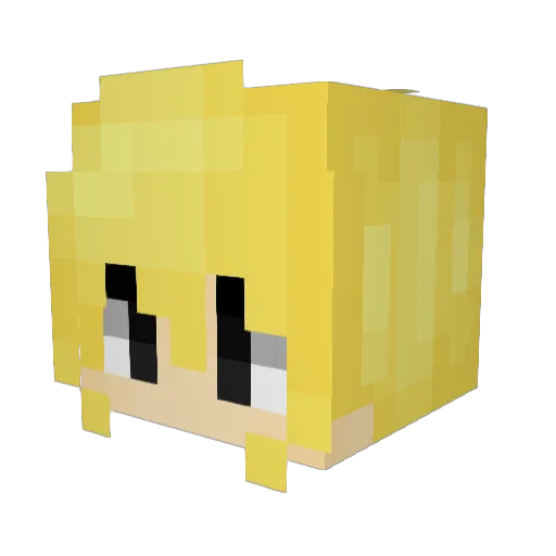 jemangedestacos Minecraft avatar head, 3D render