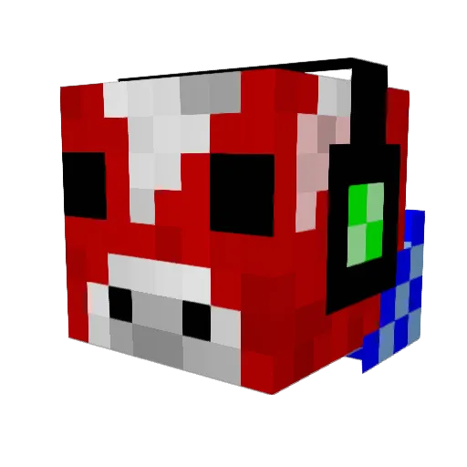 jembly Minecraft avatar head, 3D render