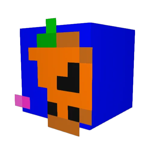 jemwode Minecraft avatar head, 3D render