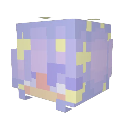 jen4ever Minecraft avatar head, 3D render