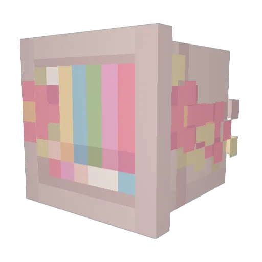 jenavieve Minecraft avatar head, 3D render