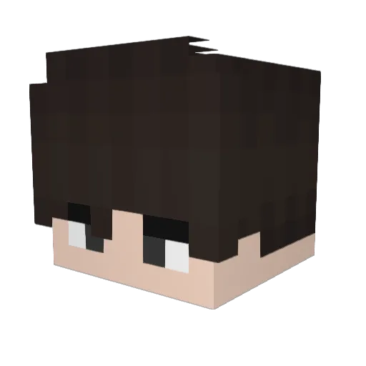 jenaz Minecraft avatar head, 3D render