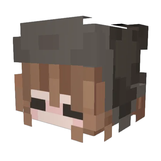 jengfoo Minecraft avatar head, 3D render