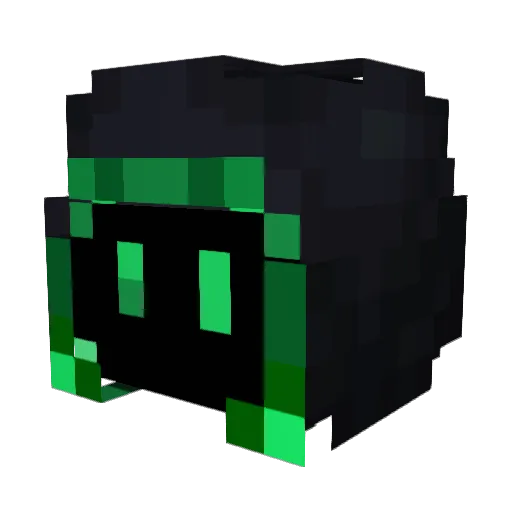jeniusJo Minecraft avatar head, 3D render