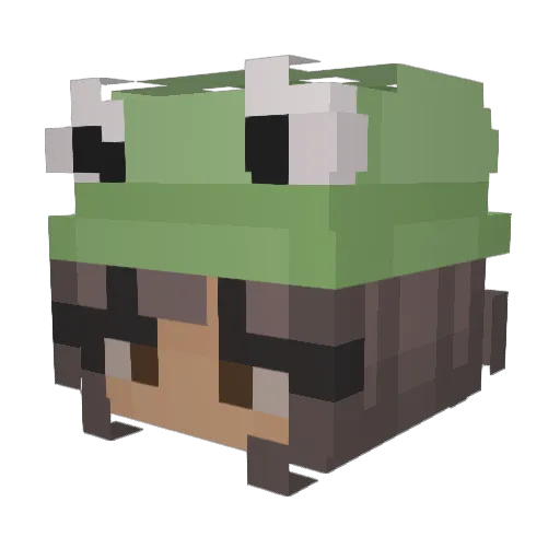 jenkiies Minecraft avatar head, 3D render
