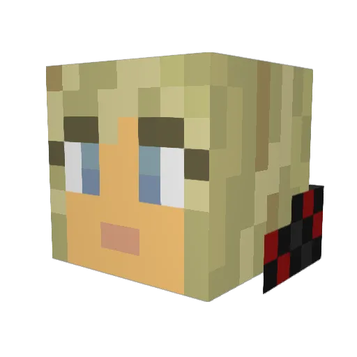 jennabobenna220 Minecraft avatar head, 3D render
