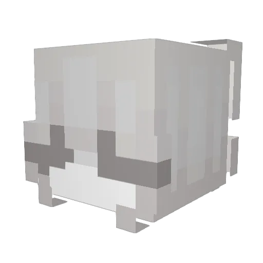 jennaspitten Minecraft avatar head, 3D render