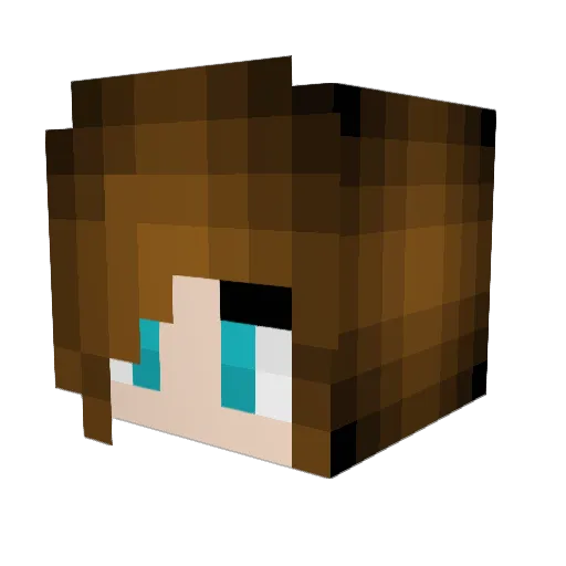 jennat05 Minecraft avatar head, 3D render