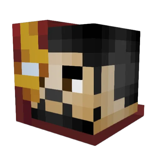 jenniferadt Minecraft avatar head, 3D render