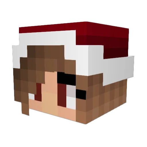 jenniferson Minecraft avatar head, 3D render