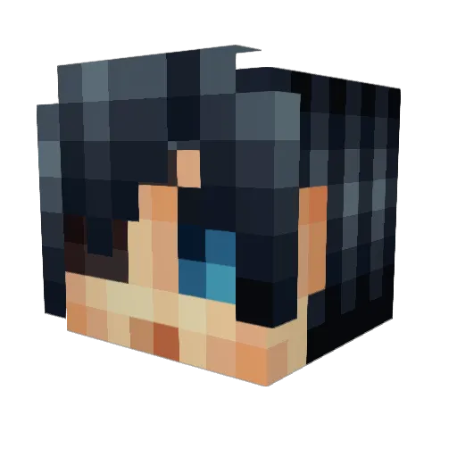 jenny0115 Minecraft avatar head, 3D render