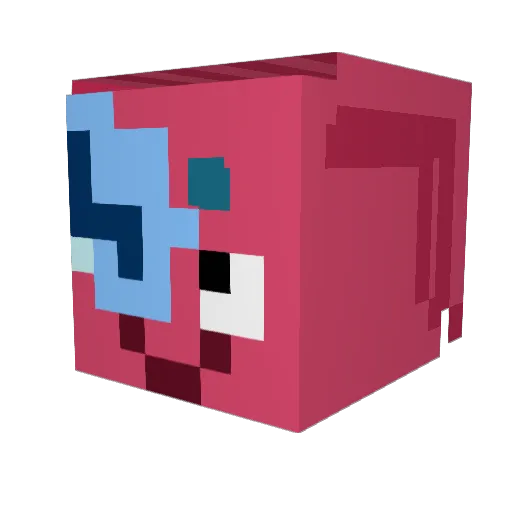 jenny567 Minecraft avatar head, 3D render