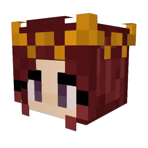jennyg7770 Minecraft avatar head, 3D render