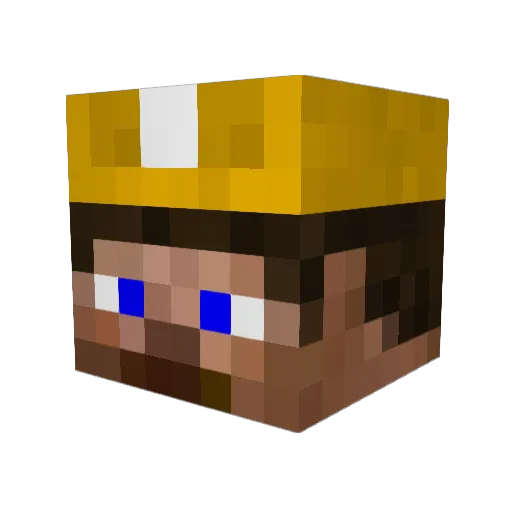 jens21 Minecraft avatar head, 3D render