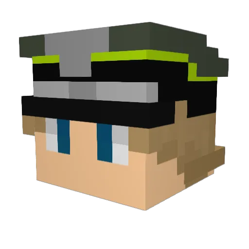 jens30000 Minecraft avatar head, 3D render