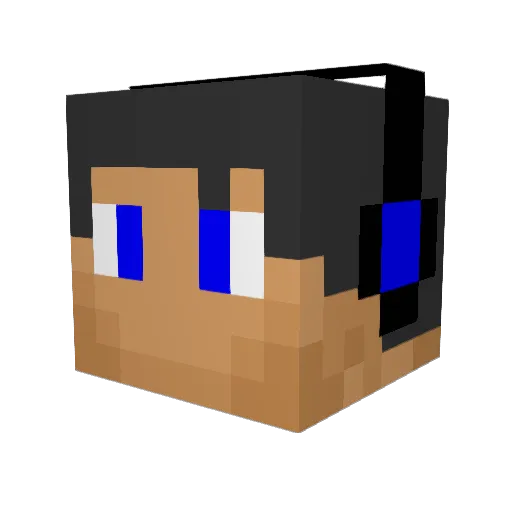 jensbn7 Minecraft avatar head, 3D render