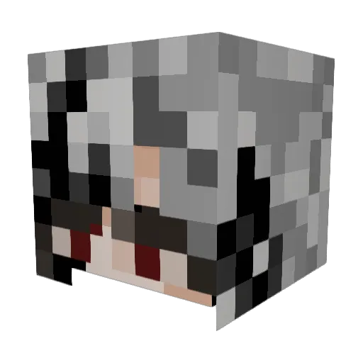 jensengamer1 Minecraft avatar head, 3D render