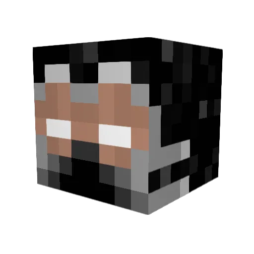 jensman80 Minecraft avatar head, 3D render