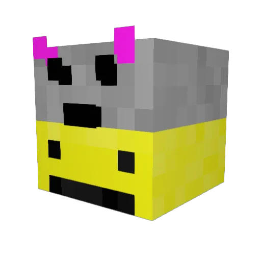 jensolgard Minecraft avatar head, 3D render