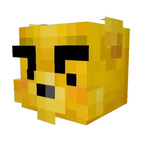 jensoss Minecraft avatar head, 3D render