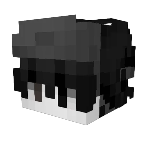 jensucks Minecraft avatar head, 3D render