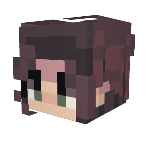 jentheodd Minecraft avatar head, 3D render