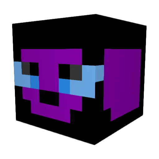 jenyshaha Minecraft avatar head, 3D render