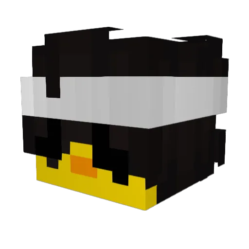 jenyss_cz Minecraft avatar head, 3D render