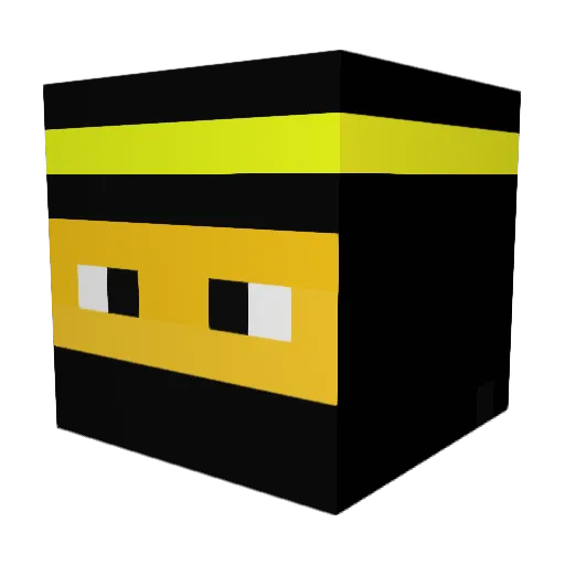 jeojoe Minecraft avatar head, 3D render