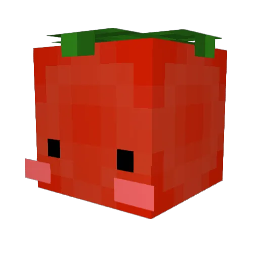 jeolm Minecraft avatar head, 3D render