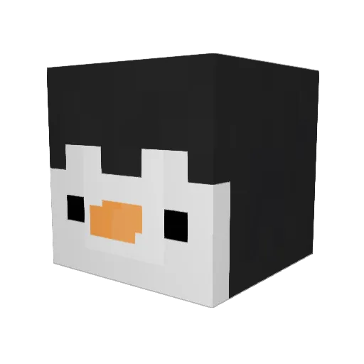 jeon0520 Minecraft avatar head, 3D render