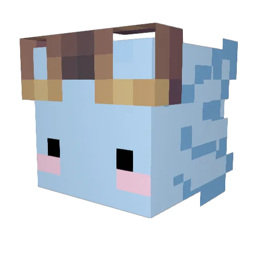 jeong1106 Minecraft avatar head, 3D render