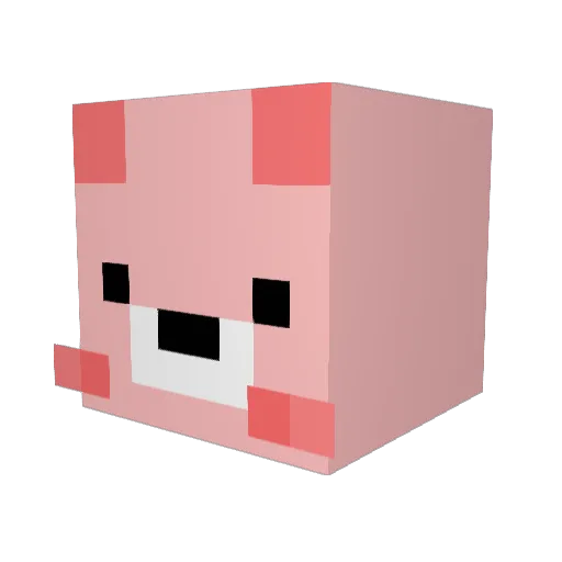 jeong_97 Minecraft avatar head, 3D render