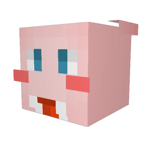 jeongeun12 Minecraft avatar head, 3D render