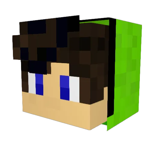 jeonghoon9813 Minecraft avatar head, 3D render