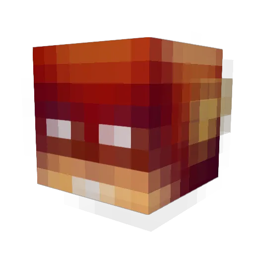 jeongmin87 Minecraft avatar head, 3D render