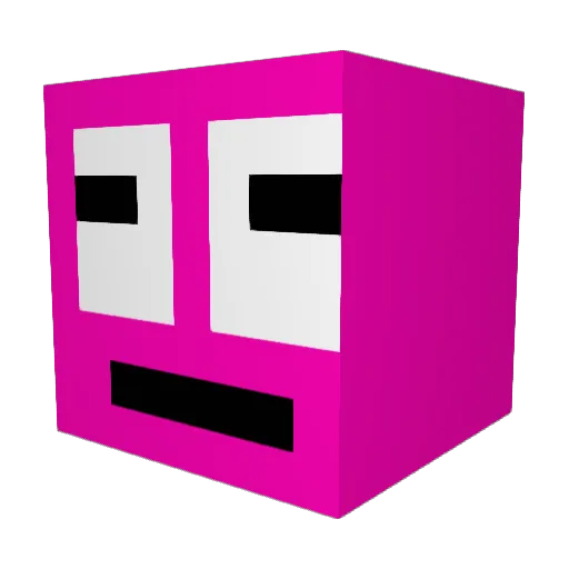 jeopalgye Minecraft avatar head, 3D render