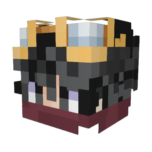 jeoryn Minecraft avatar head, 3D render