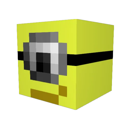 jeppebond Minecraft avatar head, 3D render