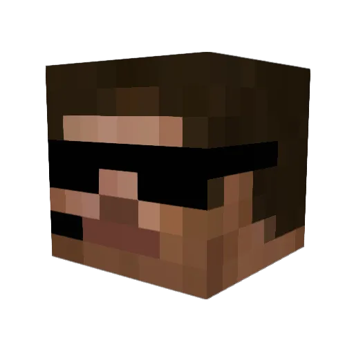 jerad200 Minecraft avatar head, 3D render