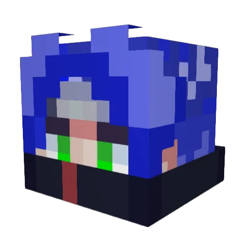 jere29 Minecraft avatar head, 3D render