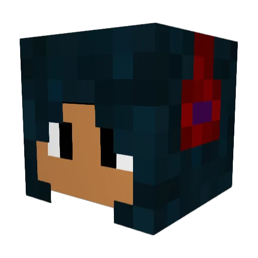 jerem67 Minecraft avatar head, 3D render