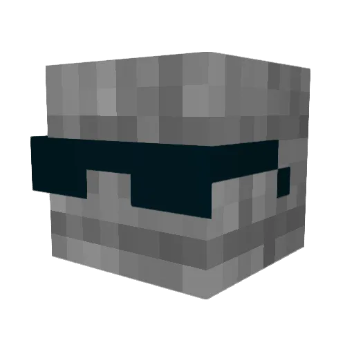 jerember Minecraft avatar head, 3D render