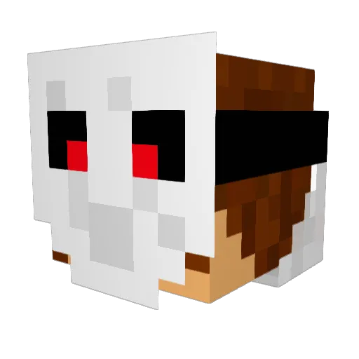 jeremew Minecraft avatar head, 3D render