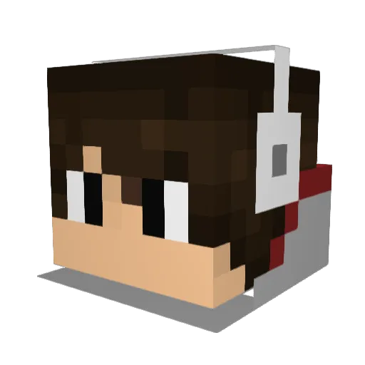 jeremi_rz Minecraft avatar head, 3D render