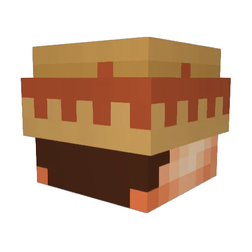 jeremie_030 Minecraft avatar head, 3D render