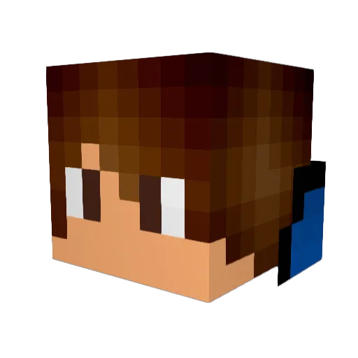 jeremy891 Minecraft avatar head, 3D render
