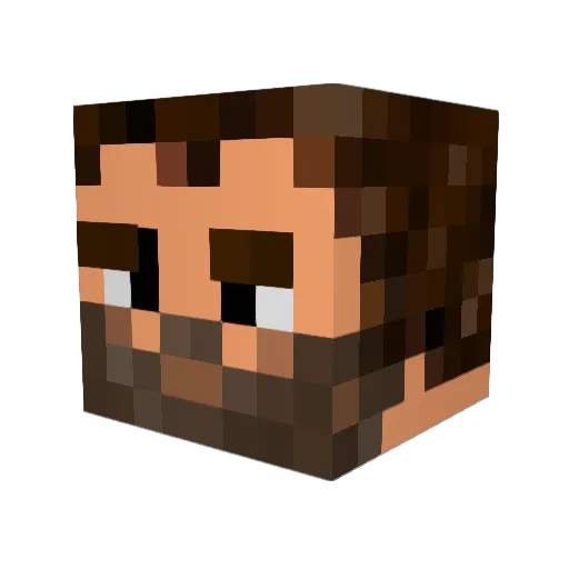 jeremysaunders3 Minecraft avatar head, 3D render