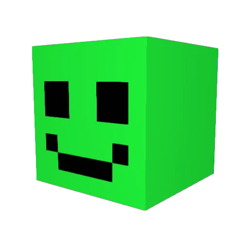 jeric47 Minecraft avatar head, 3D render