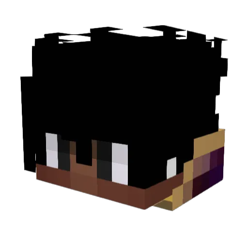 jerick0 Minecraft avatar head, 3D render
